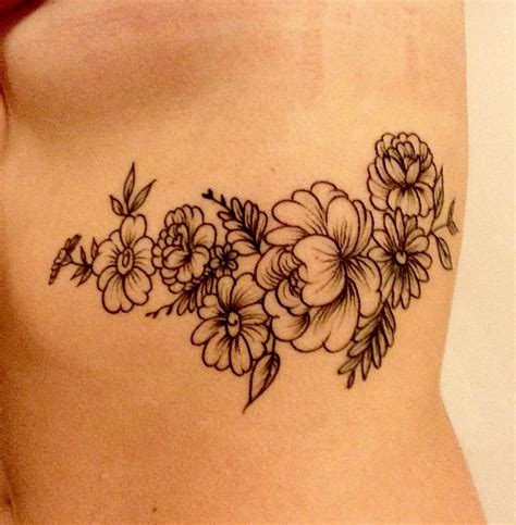 rib to thigh tattoo|More.